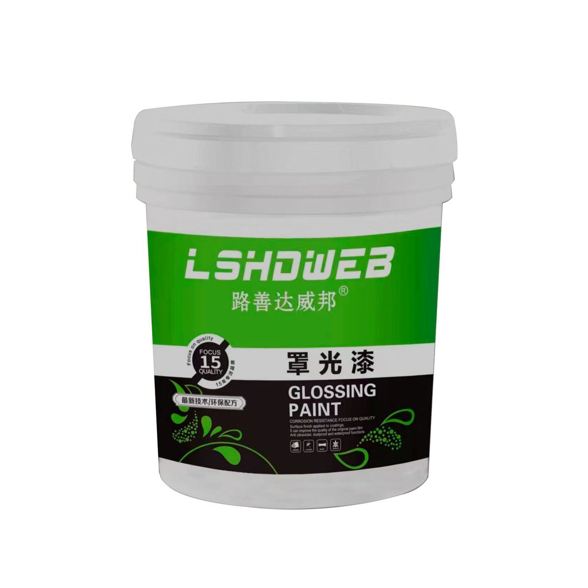 定制生产罩光面漆水包砂面油真石漆罩面漆室外透明清漆外墙罩面漆