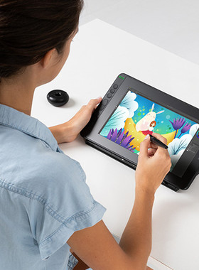 热销huion绘王kamvas12数位屏可连手机手绘屏gs1161电脑绘图屏手