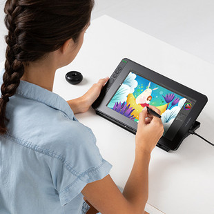 热销huion绘王kamvas12数位屏可连手机手绘屏gs1161电脑绘图屏手