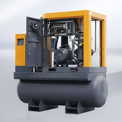 热销艾玛四合一冷干机过滤器带罐一体螺杆式空压机4KW-15KW厂家直