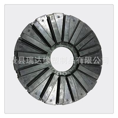 球磨机橡胶端衬板厂家定制衬板簸箕条耐磨耐温减震格子板提升板
