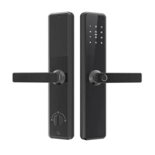 壹智能锁有你l-8鹿家用防盗门密码锁电子门锁半自动一握开防盗锁