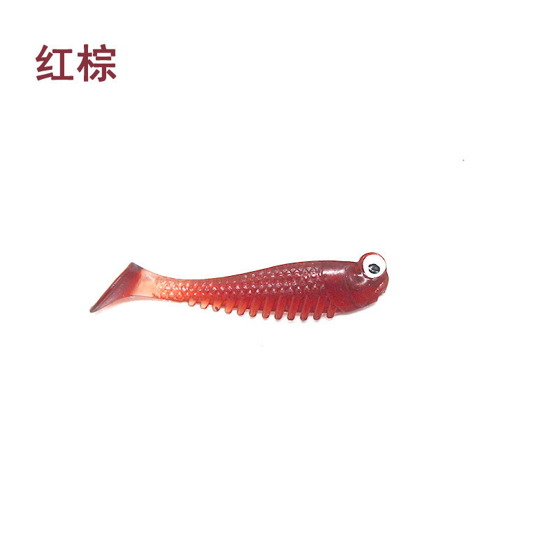 软饵海钓批发t尾侍魂小鱼5.5cm1.2g7cm2.8g厂家翘嘴鲈鱼仿真软饵