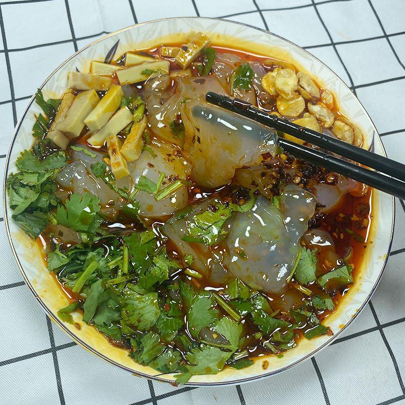 正宗山西大同浑源凉粉特产即食广灵豆腐干方便速食粉坨乔布农凉粉