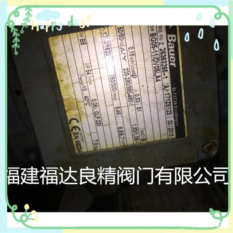 德国保尔BAUER减速电机188B7529BS02-71VIDU05LA4.TOF/SP