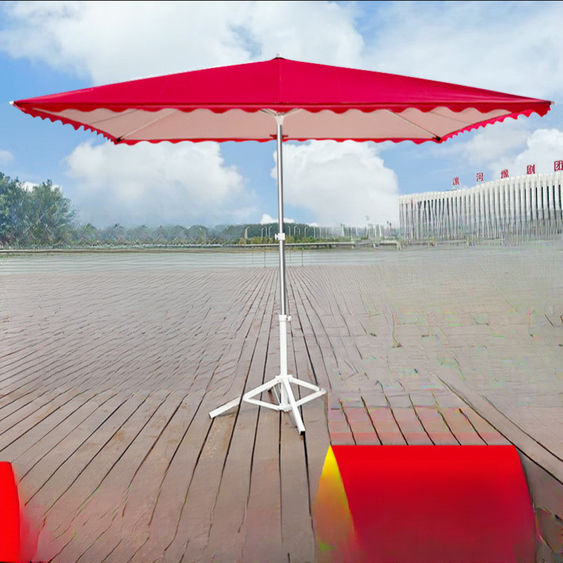 遮阳伞户外摆摊大伞防雨太阳伞加厚加大折叠四方伞庭院商用厚昌悦