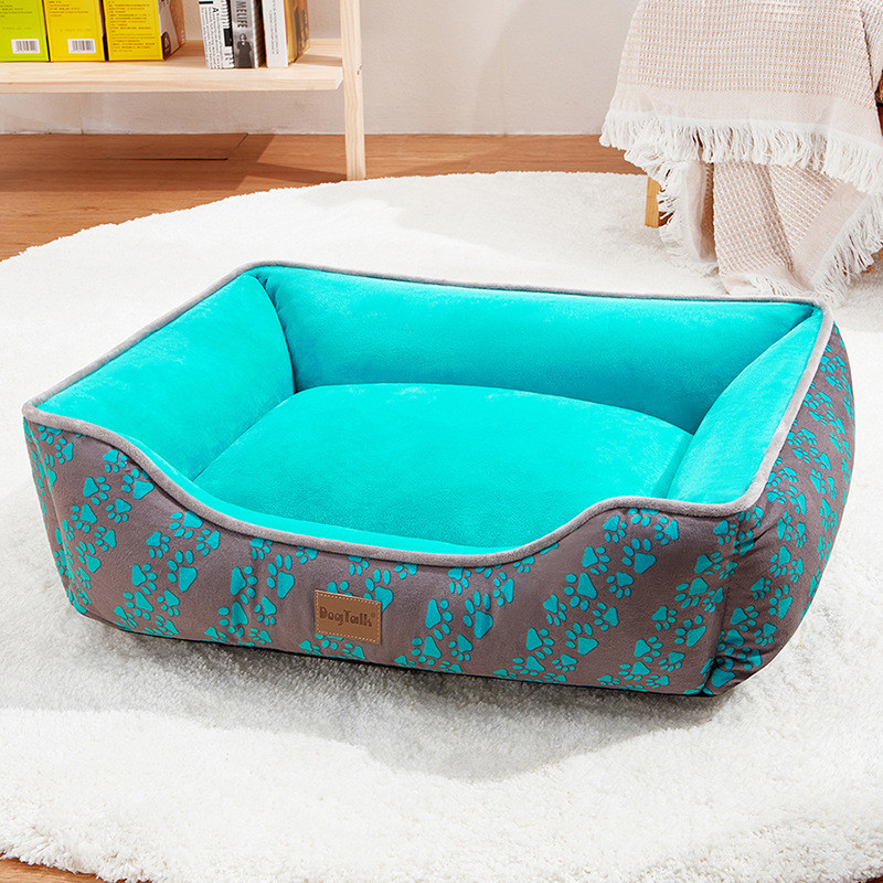 泰迪可拆洗狗窝冬季保暖中小型犬dogtalk比熊狗床猫窝宠物垫子