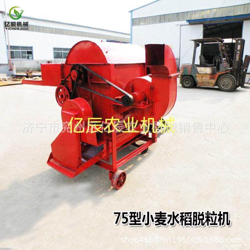 热销电动脱谷机安徽热销新款多功能脱粒机小麦谷子黄豆油菜籽脱粒