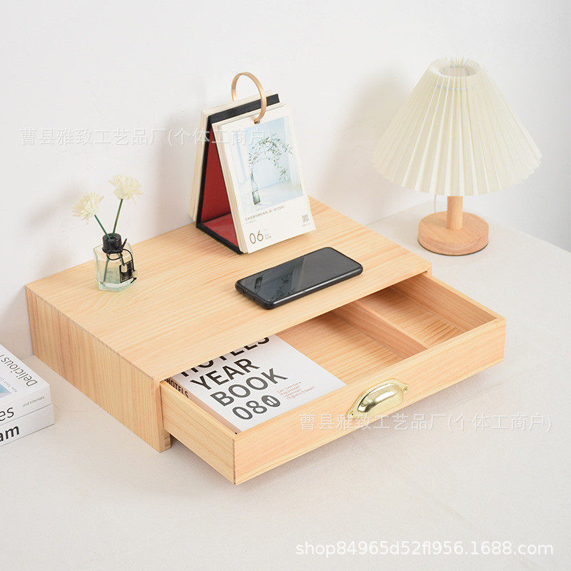 现货木质抽屉式收纳盒桌面文件A4纸整理盒实木分格资料名片储物盒,包装,五金配件包装,淘宝优惠券,粉丝福利购,淘宝优惠卷