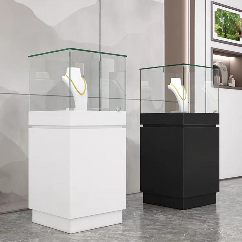 热销珠宝展示柜古董玉器珠宝首饰玻璃柜台展柜博物馆陈列柜文物展