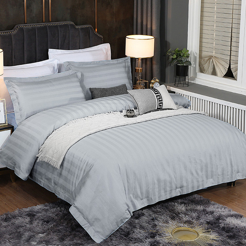 酒店床上四件套民宿风白色床单被子枕芯床笠七件套被套款宾馆新品