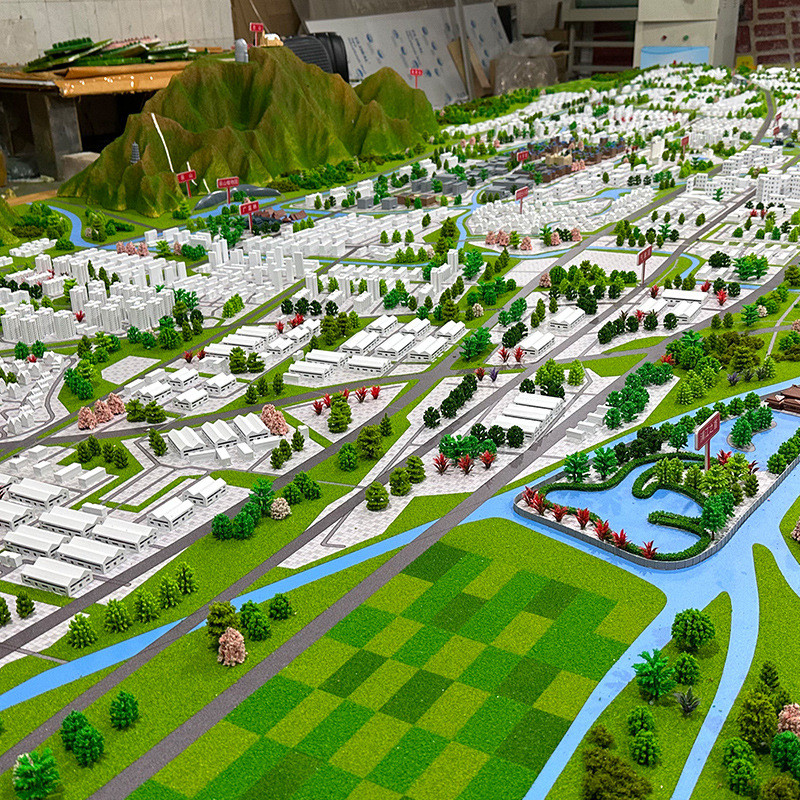 热销展览展示沙盘来图制作展示厅沙盘世界建筑模型古建建筑展会沙