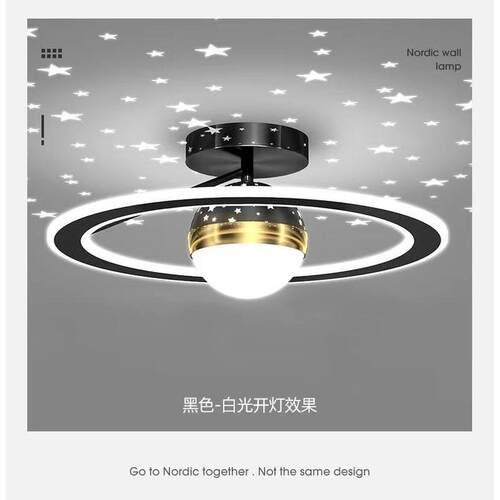 卧室灯简约现代轻奢房间灯灯2022年新款星空顶吸顶灯北欧主卧书房