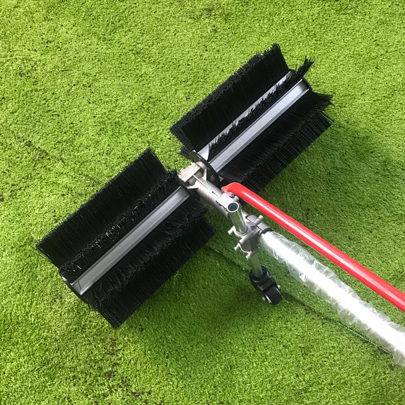 热销小型手推式梳草机二冲程可款梳草机常青汽油移动式草坪刷草机