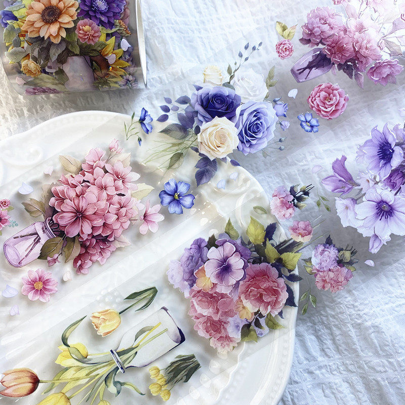 欣兴文创贝壳光花花胶带高颜值植物贴纸包手帐贴纸diy素材贴纸,文具电教/文化用品/商务用品,贴纸/立体贴纸,淘宝优惠券,粉丝福利购,淘宝优惠卷