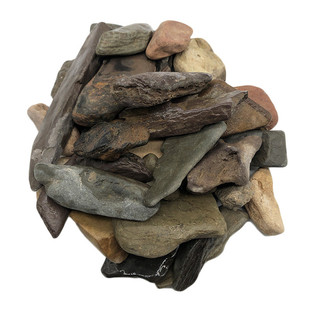 诱流石水族鱼缸造景底砂五彩石溪色石过滤水草原生溪流石