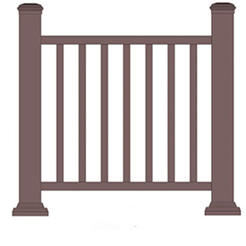 户外塑木护栏围栏栏杆围墙室外公园庭院园林景观木塑防腐木栈道