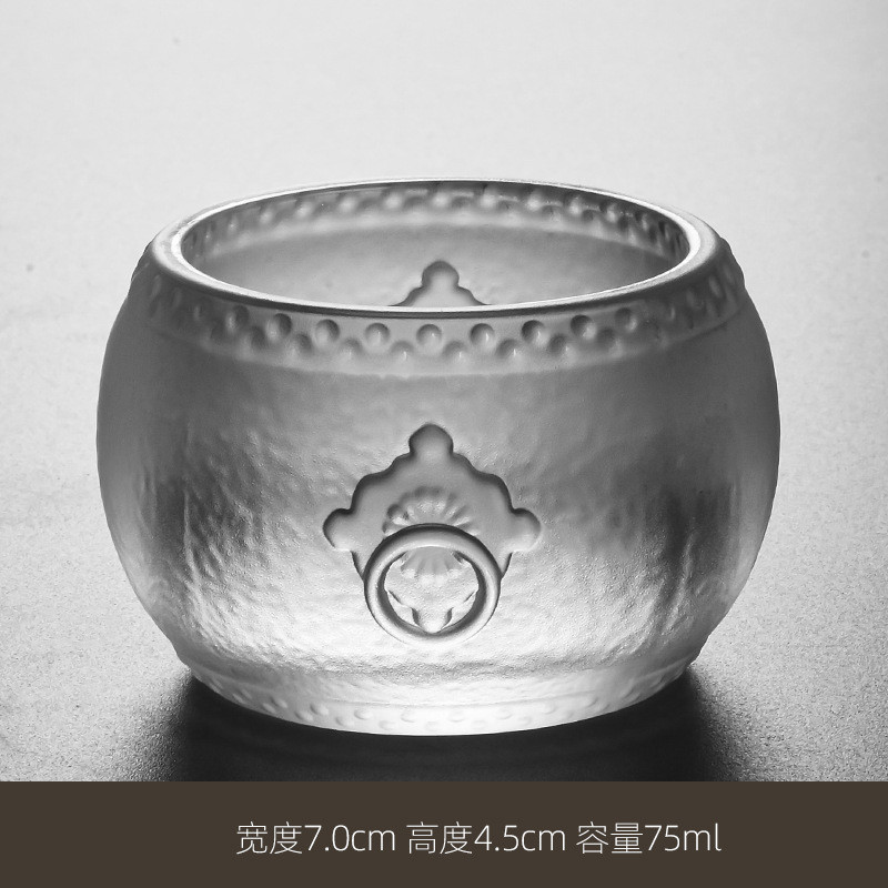 t9j5批发琉璃茶杯主人杯单杯品茗杯功夫专用男士泡茶杯玻璃个人小图片