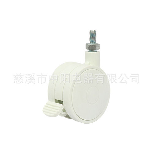 脚轮定制多规格带刹车螺纹加工儿童床家具万向轮静音万向脚轮