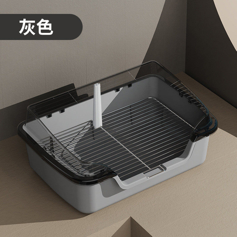 高围栏泰迪狗厕所中小型犬专用加高狗屎盆半封闭比熊易清洗狗便盆