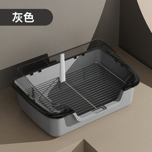 高围栏半封闭比熊中小型犬专用加高狗屎盆泰迪狗厕所易清洗狗便盆