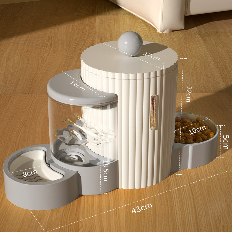 宠物自动饮水器大容量猫碗狗狗喂食器食喂食组合猫狗碗饮水盆