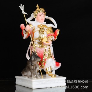 热销二郎神居家杨戬神像二郎真君摆件客厅神像工艺品16寸