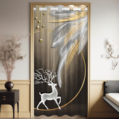 轻奢隔风空调门帘卧室隔热欧式 冷厨房厕所挡风防走冷隔断帘免新品