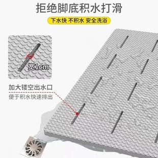 热销浴室卫生间防滑垫厕所门口脚垫儿童防摔洗澡垫子家用隔水镂空