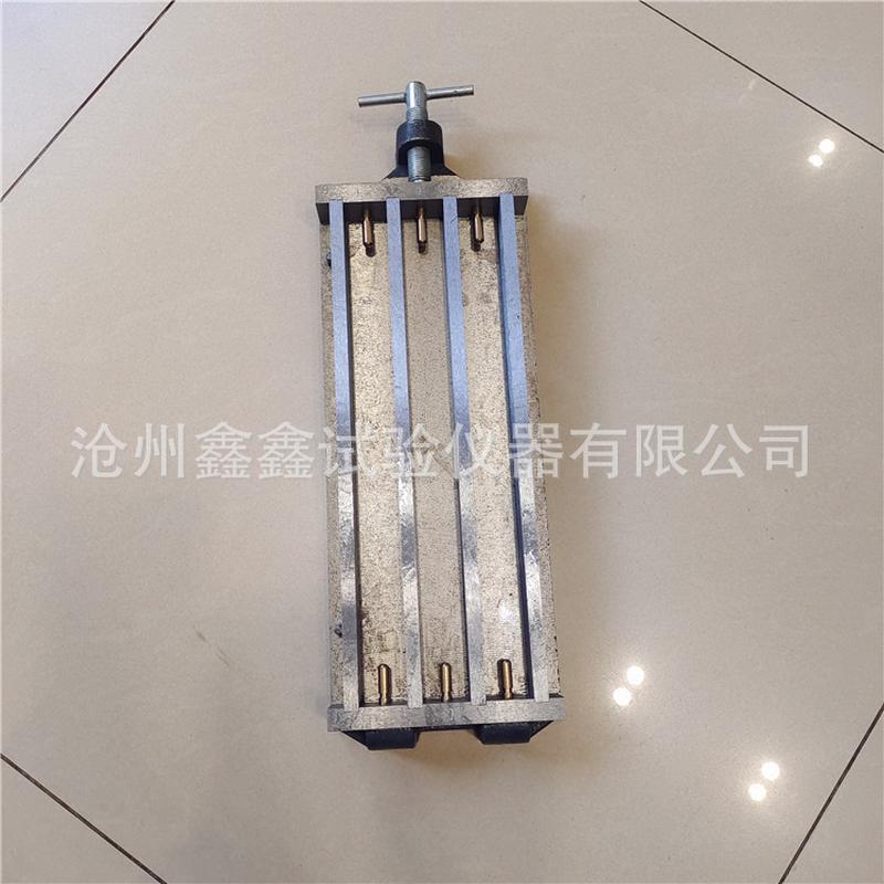 带干缩试模水泥铜钉25*25*280砂浆碱骨料试模三联碱活性膨胀试模