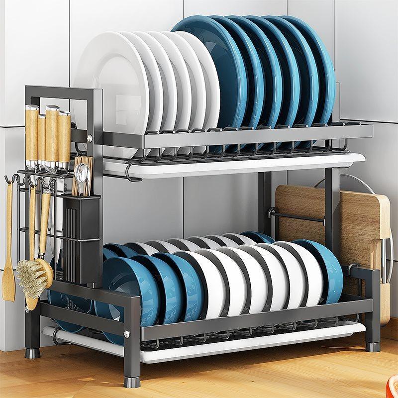 厨房置物架碗碟架碗架多层沥水收纳架家用放碗筷盘落地碗柜收纳盒,厨房/烹饪用具,厨房置物架/置物柜/角架,淘宝优惠券,粉丝福利购,淘宝优惠卷
