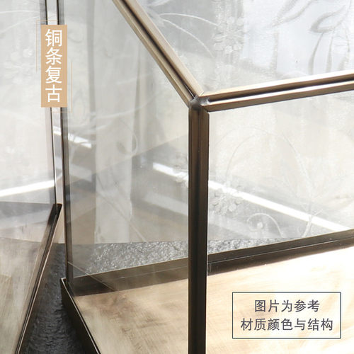苔藓微景观花房玻璃生态瓶盆罩创意礼品物植物批发六面切割大
