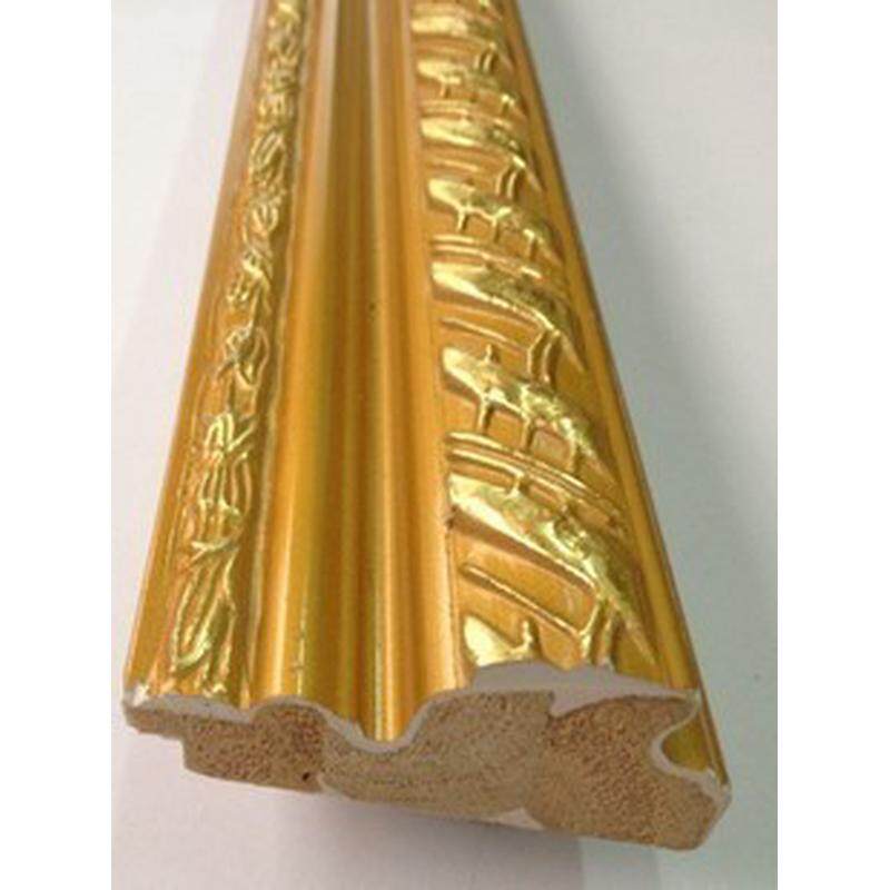 相框十字绣线条客厅背景墙石膏线条厂家直销307-1亮金72米/件