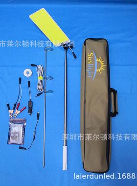 露营草原海滩沙漠照明led野营露营灯800w12v汽车应急高杆灯