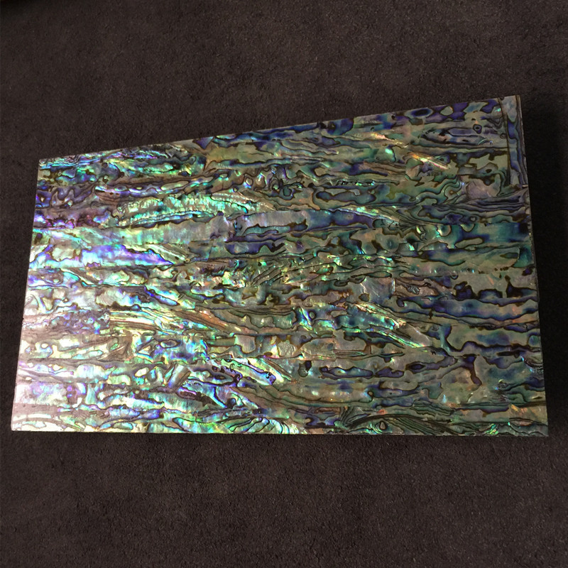1装饰双面天然鲍鱼贝壳板五彩纹贝母片创意雕花镶嵌特色厚材料