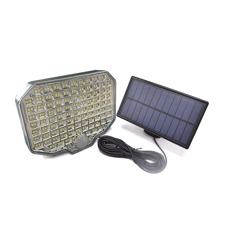 室外太阳能户外灯家用超亮新款184led照明灯大功率防水感应庭院灯