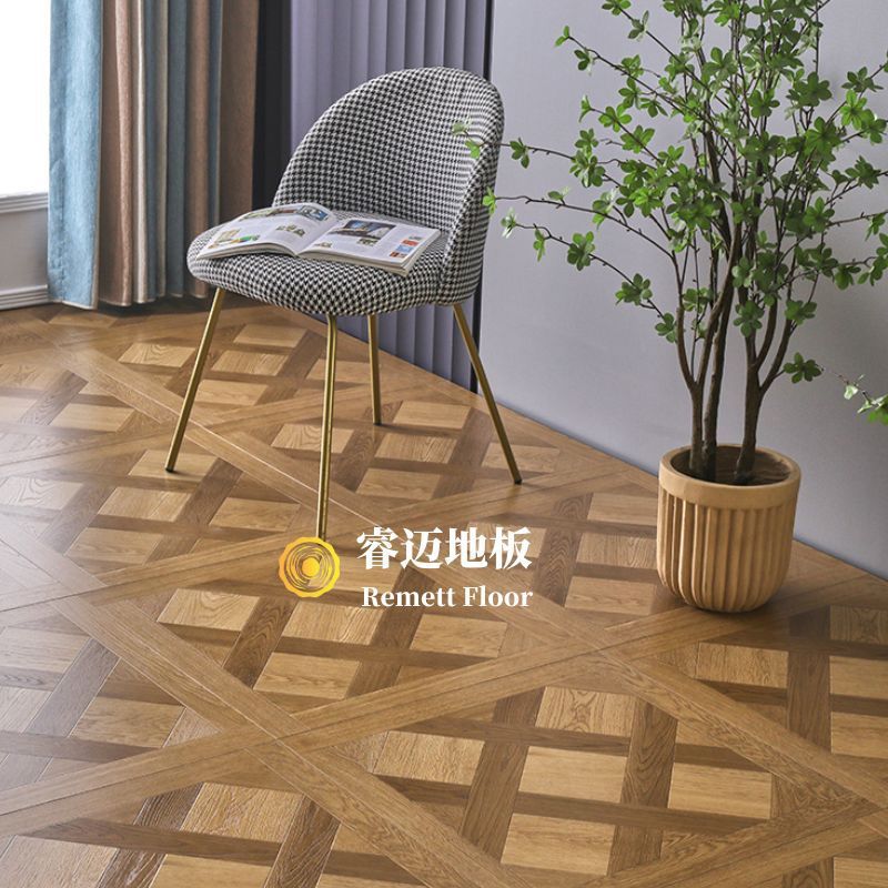 12mm厚度强化耐磨拼花复合木地板复古风凡尔赛风格家用,