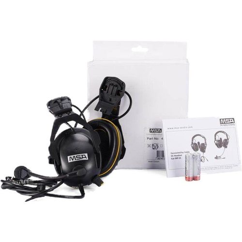热销msa线型思安sor41030有梅电子防噪音标准耳罩（头戴式）-m