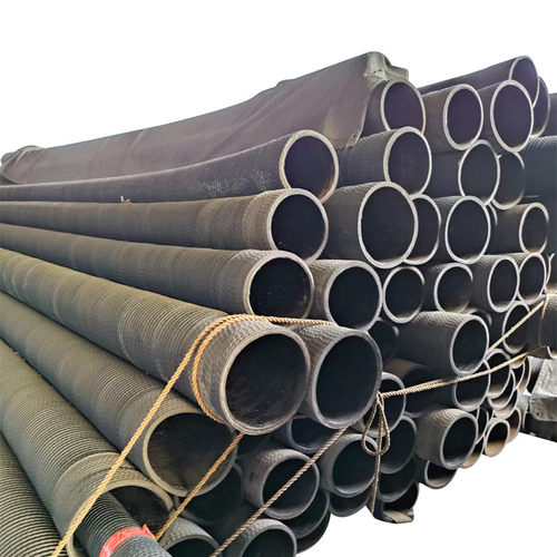 黑色化工用橡胶加厚胶管大口径化工胶管蓝色轻便柔软橡胶长管道