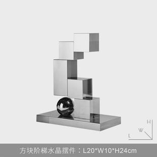 饰品 简约样板轻奢房间艺术创意摆件酒店家居客厅电视柜茶几软装