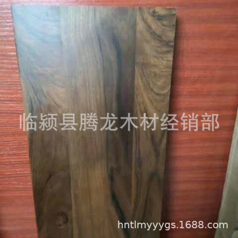 河南黑胡桃烘干板材黑核桃木烘干板材家具家装木黑胡桃木材批发