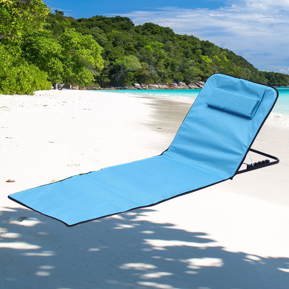 户外椅子沙滩休闲钓鱼椅便携式收纳午休椅露营自驾游超轻折叠躺椅