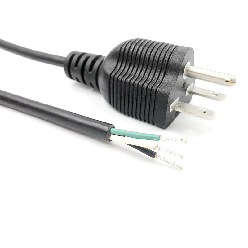 大功率6-15p美规电源线美芯美式18/14awg2.0平方三规三插充电线