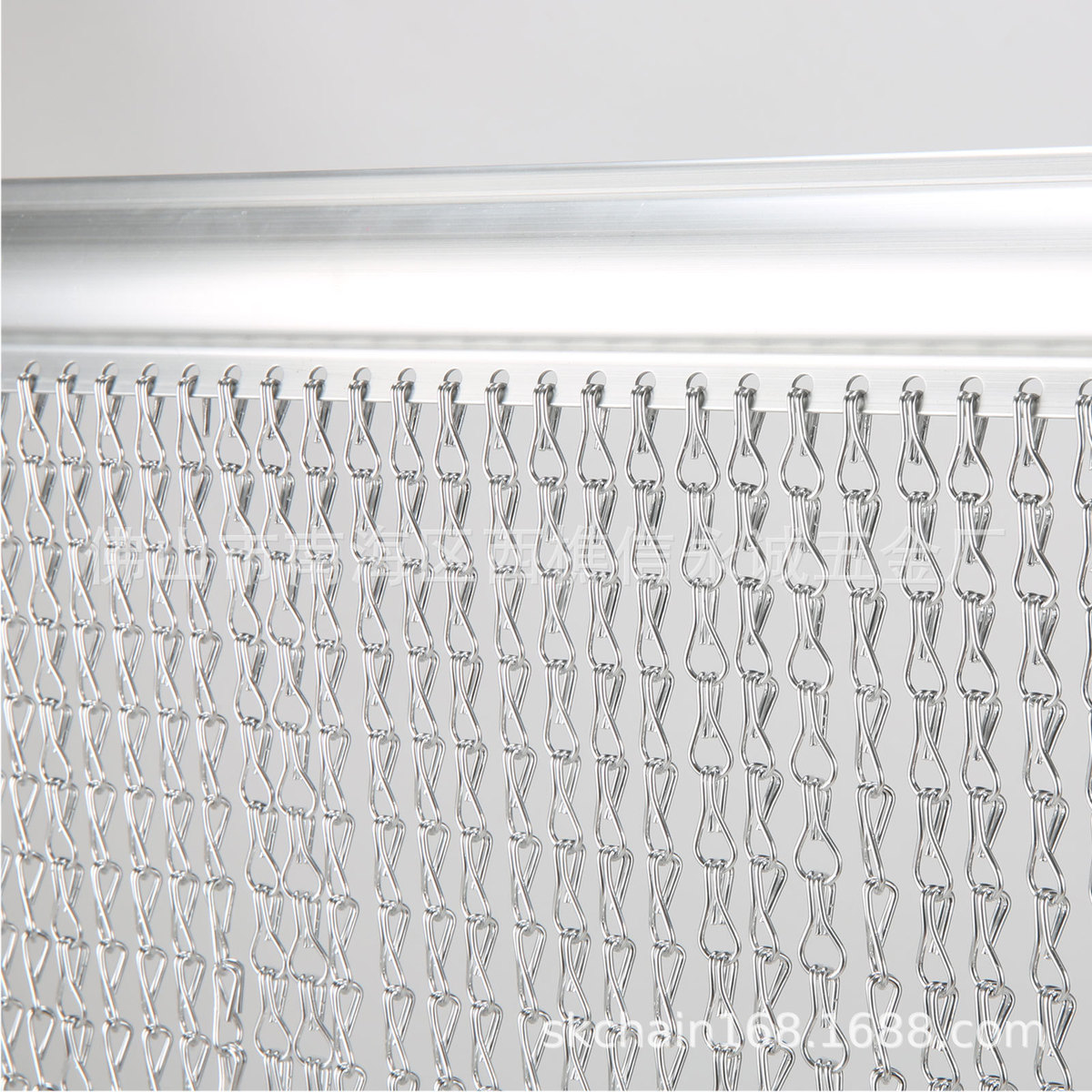 链双钩铝门帘金属防蚊帘双钩装饰帘双钩链隔断帘