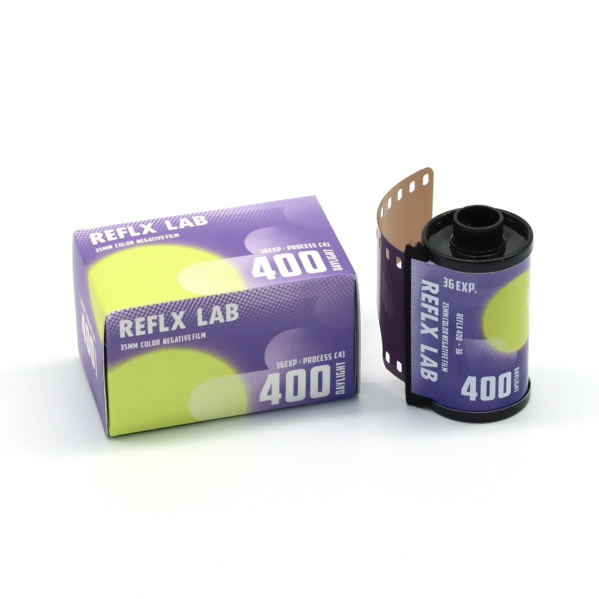 Reflx Lab 400D 5207胶卷 无碳电影卷 36张 油漆暗盒 c41