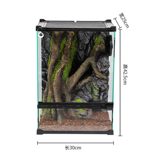 一体宠造景缸爬爬虫缸一物成景雨林爬宠缸爬宠景观缸沙漠爬缸