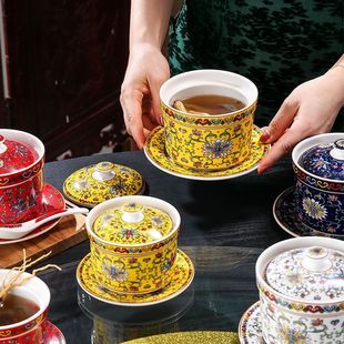 燕窝炖盅陶瓷汤盅隔水带盖小炖罐甜品盅酒店沙县蒸蛋碗家商用萍润