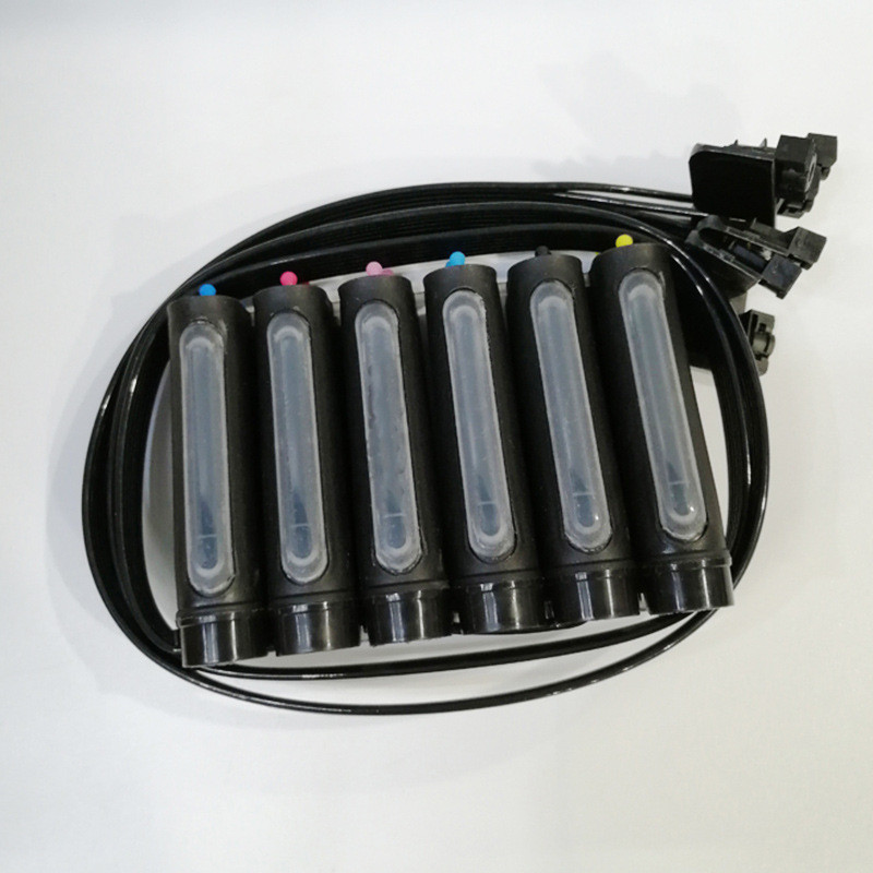 热销uv墨水连供墨盒l800r230t50改装平板机连供耐腐蚀uv黑色连供