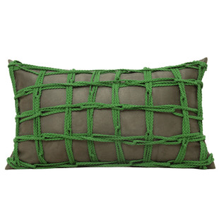 现代简约森林酒店绿民宿床品多件套样板房设计师软装 搭配抱枕批发