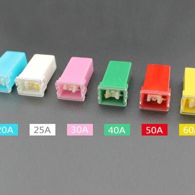 30保险丝20a-60apal保险丝迷你长型方形保险丝盒式件套件